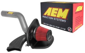 Ford Focus RS Performance Air Intake - AEM Induction - Cold Air Intake System - Gunmetal Gray - `16-`18